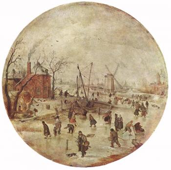 亨德裡尅 艾弗坎普 Winter Landscape With Skaters 亨德裡尅 艾弗坎普 Winter Landscape With Skaters